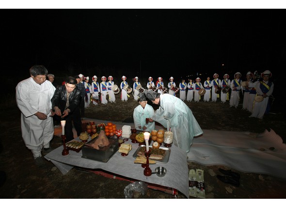 점화 후 제의 모습