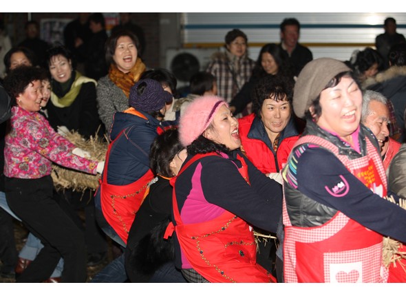 줄다리기 여자편