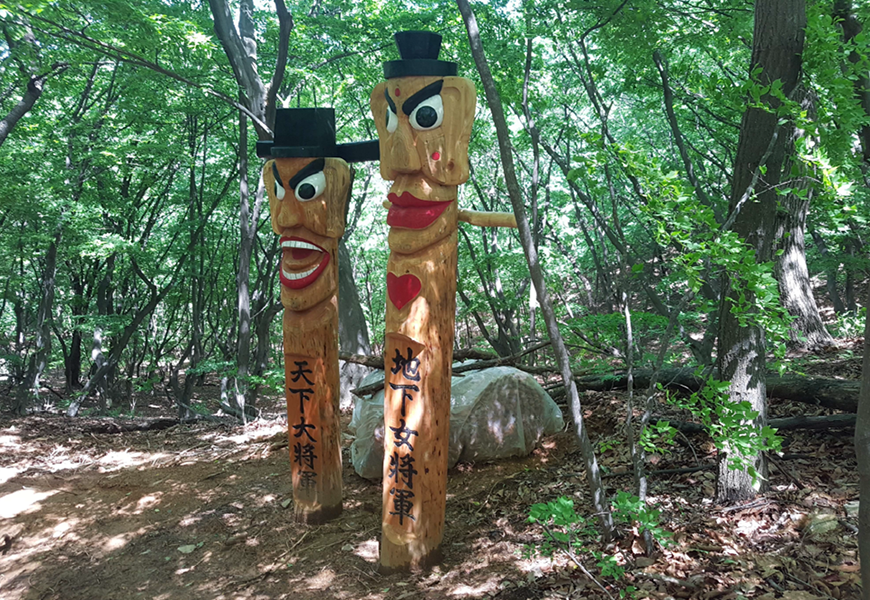 불당리 장승 사진