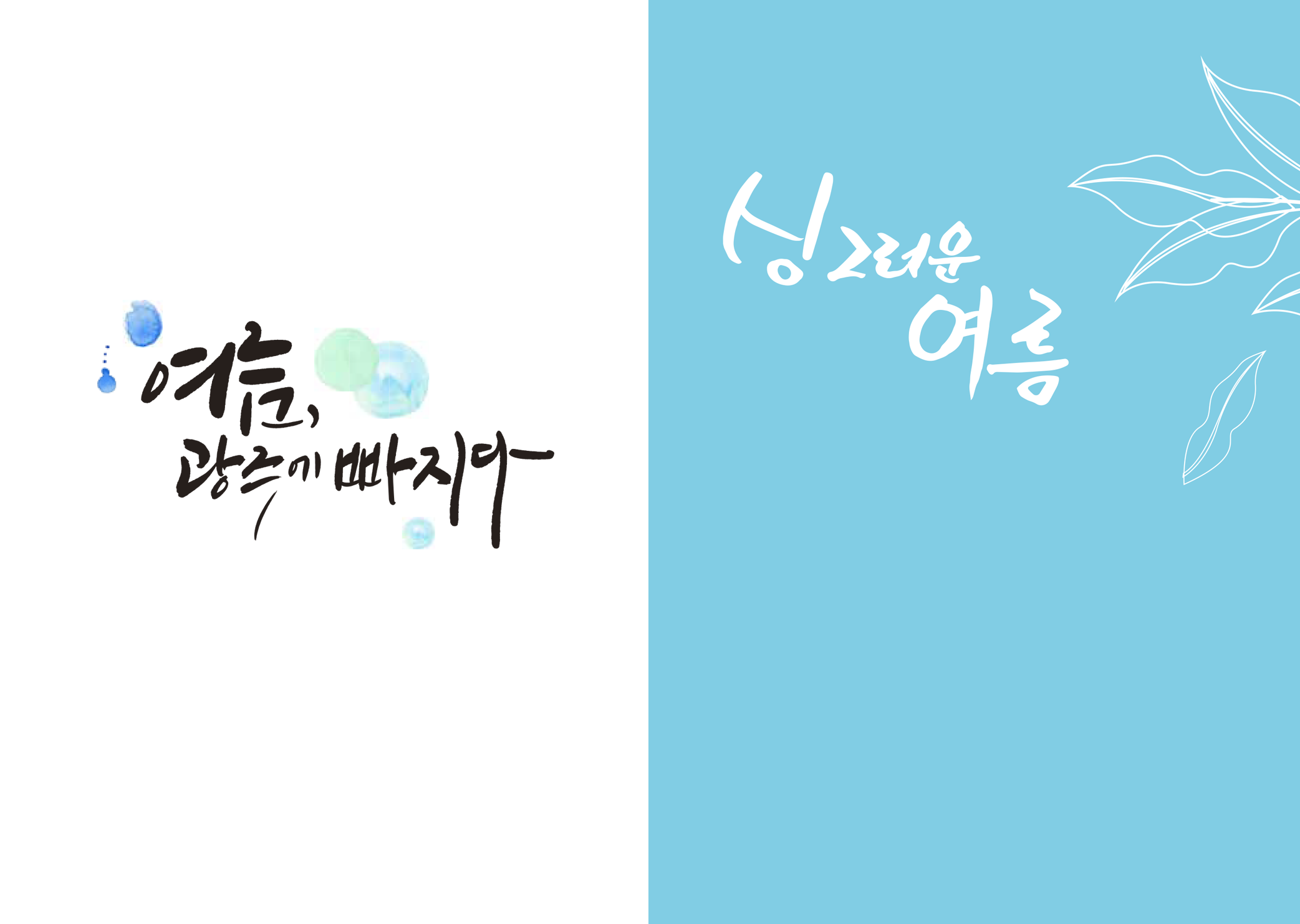 관광안내서(여름)